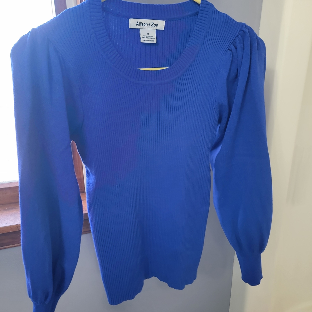 Allison + Zoe Blue Sweater